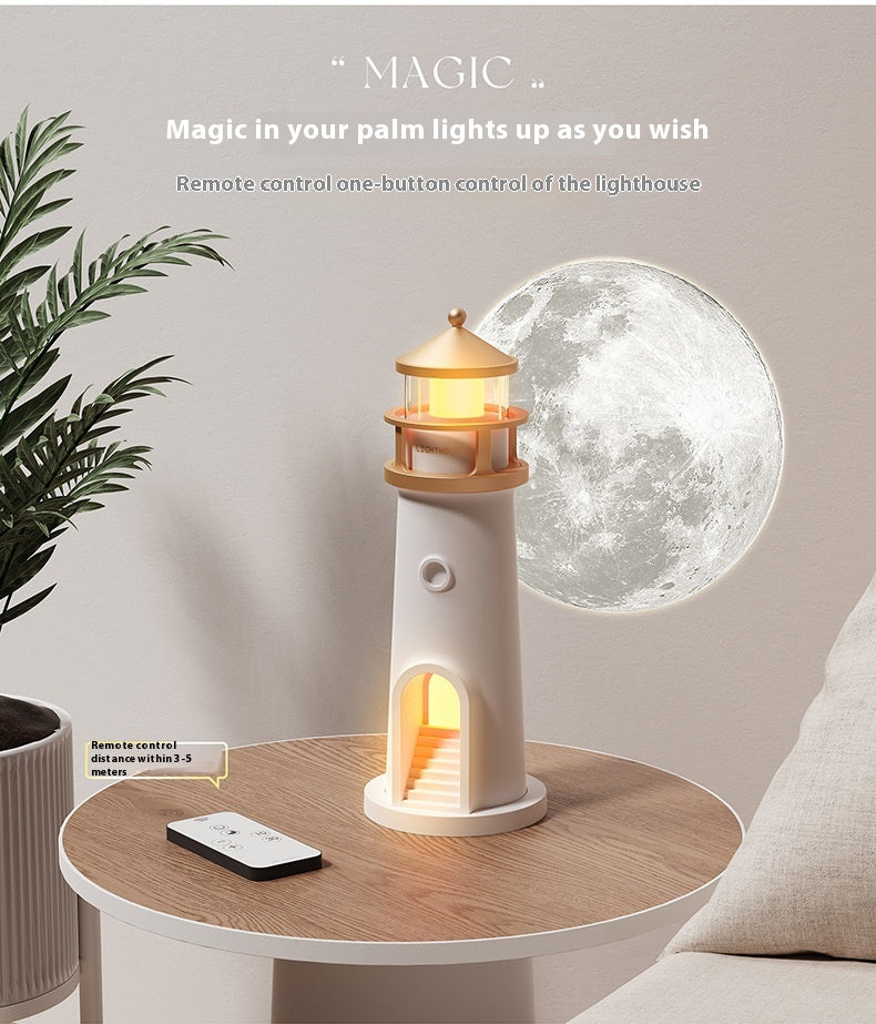 Moonlight Induction Lighthouse Lamp