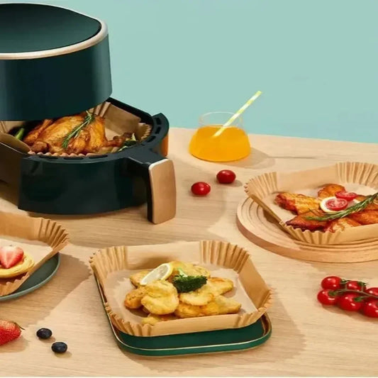 50pcs/set Air Fryer Disposable Paper Parchment